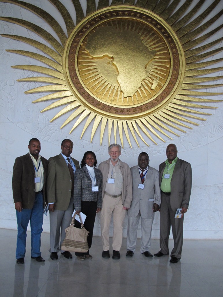 Peter Spradbrow at the African Union Peter Spradbrow at the AU