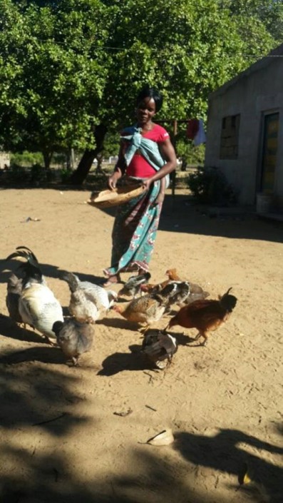 Jacqueline – Poultry Farmer Kyeema village champion Jacqueline