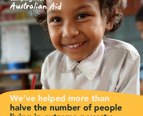 campaign for Aus Aid KYEEMA