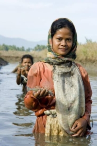 Bangladesh-female-shrimp-farmer