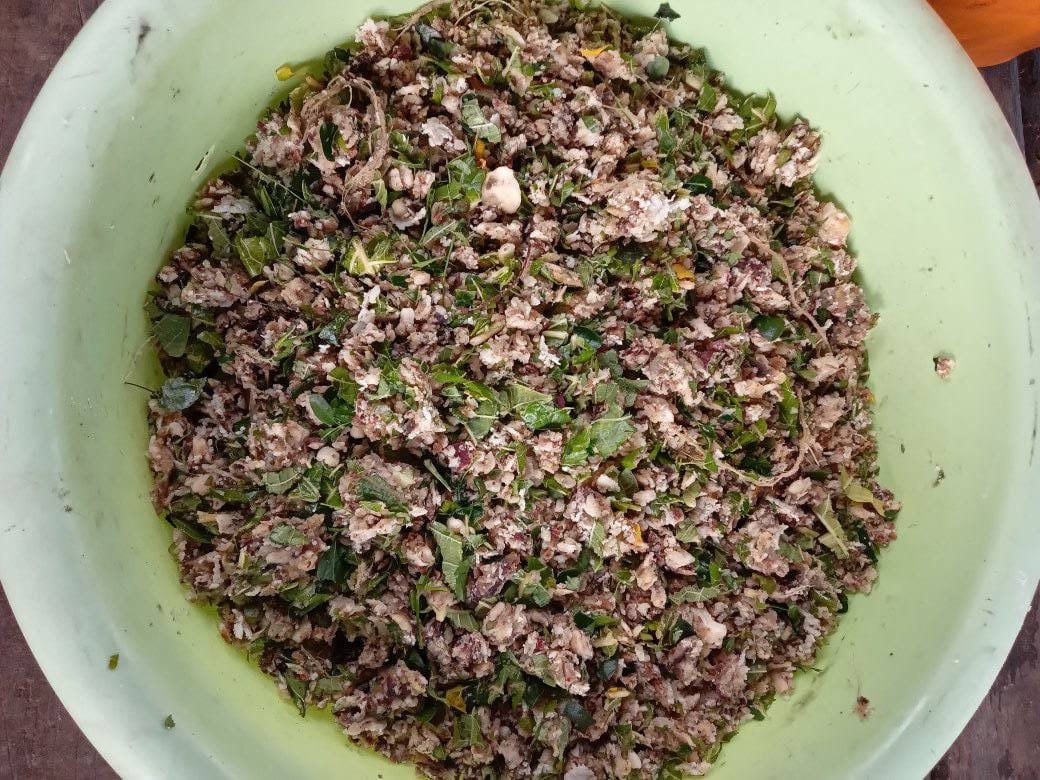 Sustainable chicken feed